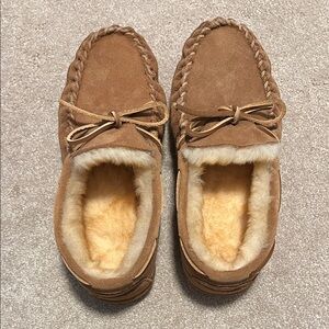 L.L. Bean Women's Tan Suede Loafers